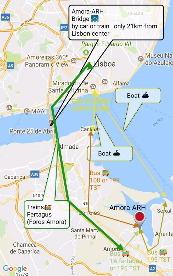 Amora-Arh "Lisbon South Bay" Exterior foto